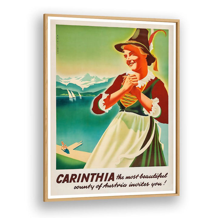 Celebrate adventure with CARINTHIA, VINTAGE TRAVEL POSTERS showcasing stunning landscapes and vibrant culture.