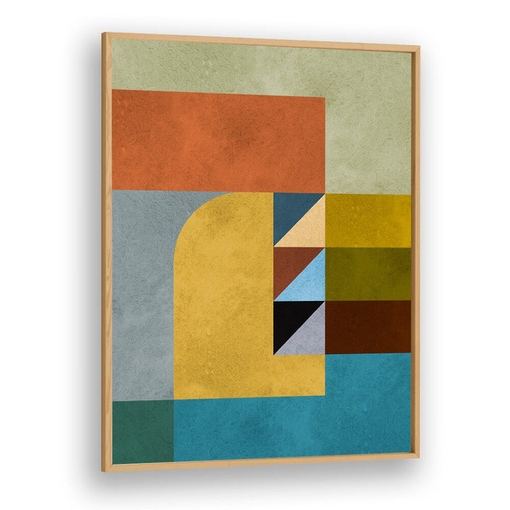 Colorful abstract design of GEOMETRIC HARMONY II, GEOMETRIC ART PRINTS, perfect for modern home decor.
