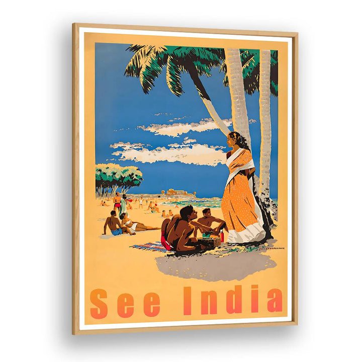 Explore vibrant scenes of India with SEE INDIA, VINTAGE TRAVEL POSTERS that enhance any home or office decor.