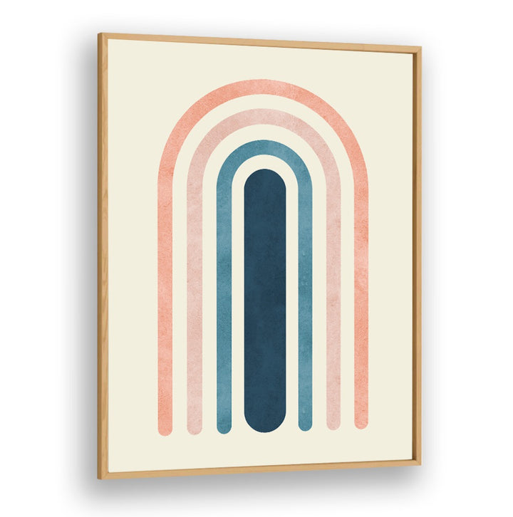Colorful LINES AND ARCS III, BOHO ART PAINTINGS, perfect for enhancing your creative space with modern style.