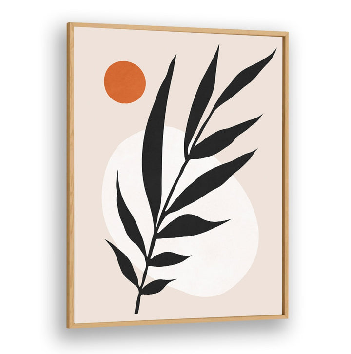 Stylish WATERCOLOR V, BOHO ART PAINTINGS featuring a leaf design and warm colors, perfect for modern home decor.