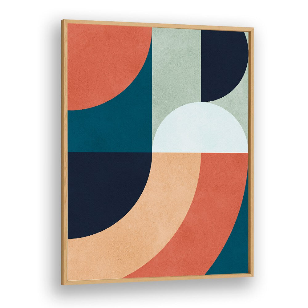 CIRCLES IN HARMONY XIV, GEOMETRIC ART PRINTS, showcases vibrant colors and shapes, perfect for modern decor.