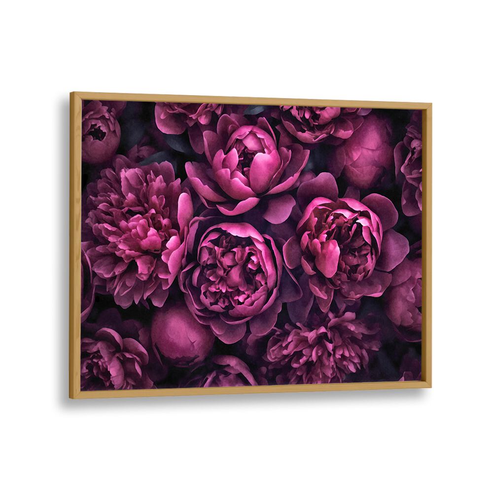 Moody pink flowers in a stunning floral painting by Andrea Haase, perfect for elevating your space.