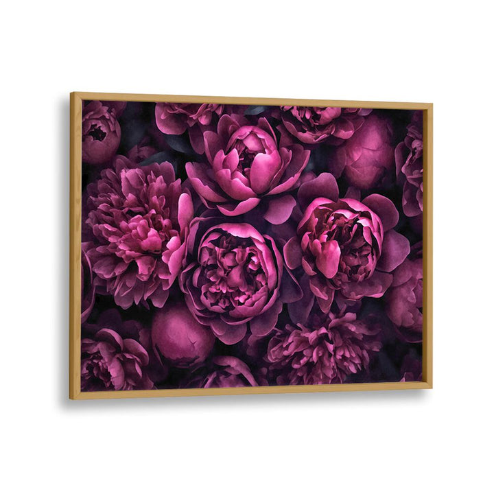 Moody pink flowers in a stunning floral painting by Andrea Haase, perfect for elevating your space.