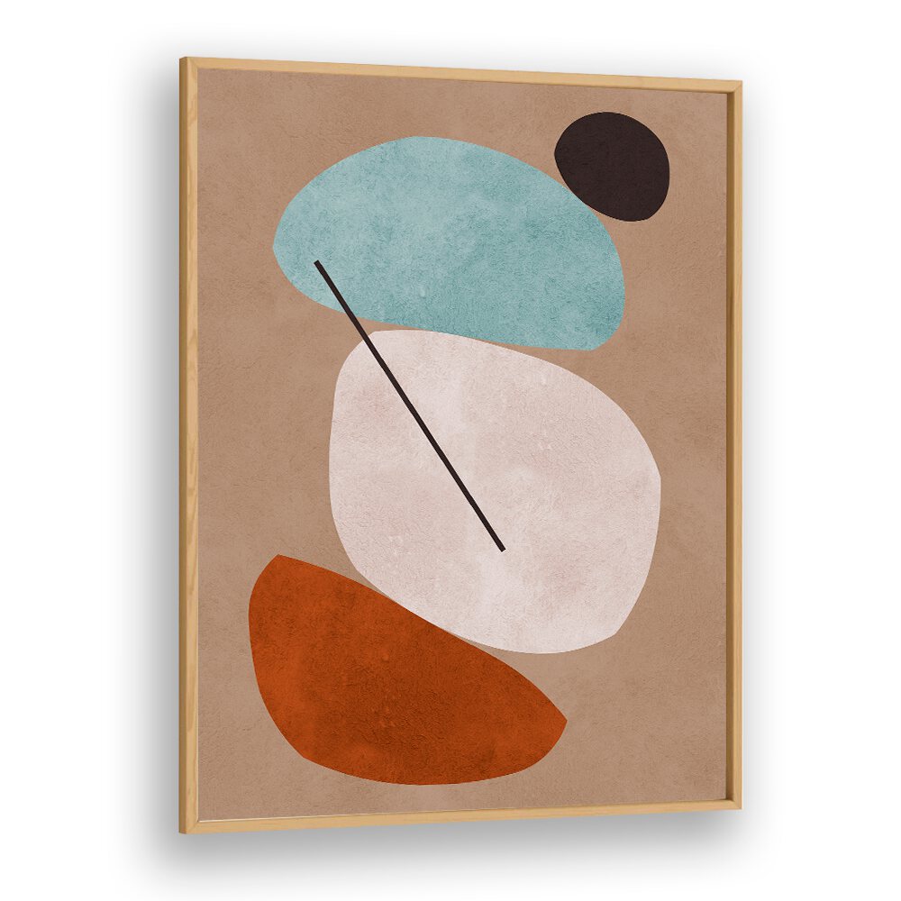 Vibrant WATERCOLOR LANDSCAPE VIII, ABSTRACT PAINTINGS showcasing serene colors and forms, perfect for any art lover.