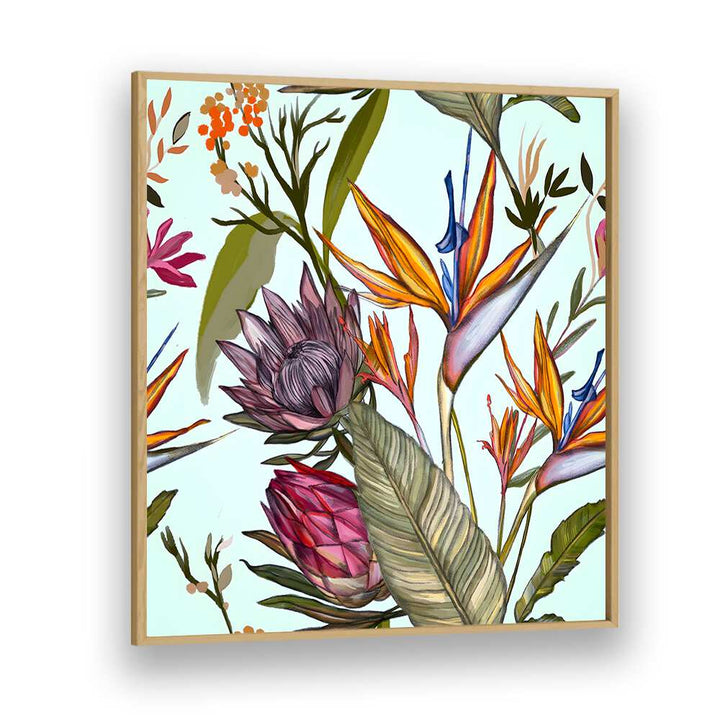Stunning PROTEAS AND IRIS, FLORAL FLOWER PAINTINGS showcasing vibrant blooms to elevate your space beautifully.