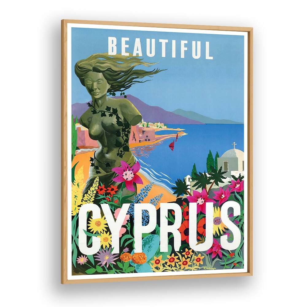 Explore the beauty of Cyprus with our vibrant Vintage Travel Posters, capturing its stunning landscapes and culture.
