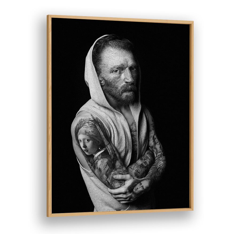 Van Gogh Tattoo, Altered Art Prints showcase a modern take on classic art through stunning tattoo artistry.