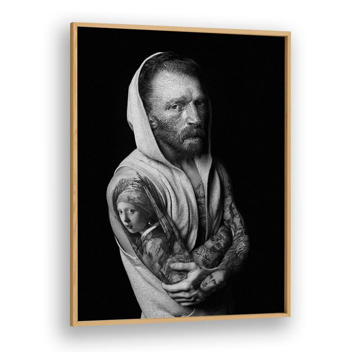Van Gogh Tattoo, Altered Art Prints showcase a modern take on classic art through stunning tattoo artistry.