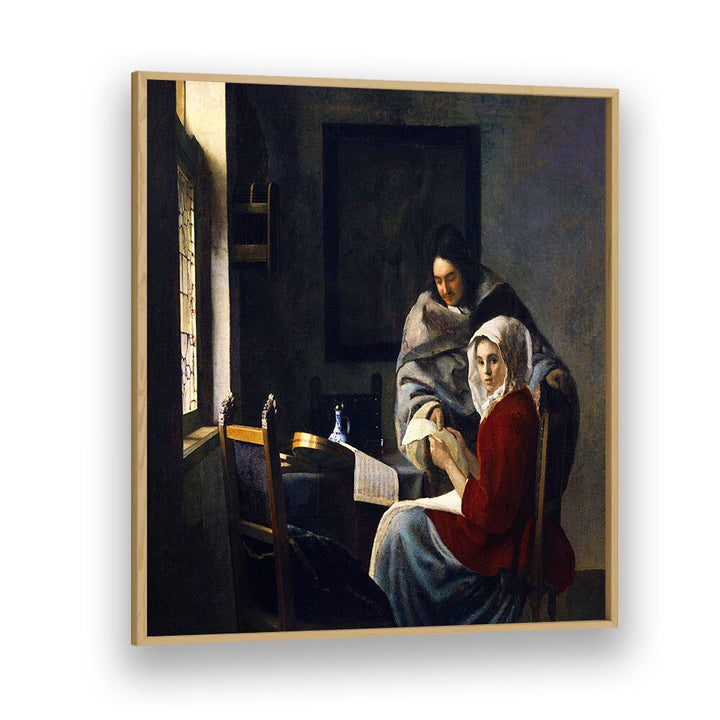 GIRL INTERRUPTED , VINTAGE PAINTINGS