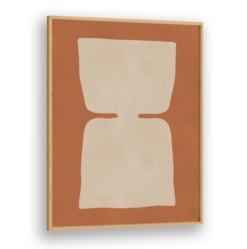 TRIBAL SHAPES XVI, GEOMETRIC ART PRINTS showcase elegant patterns on a warm background, perfect for modern decor.