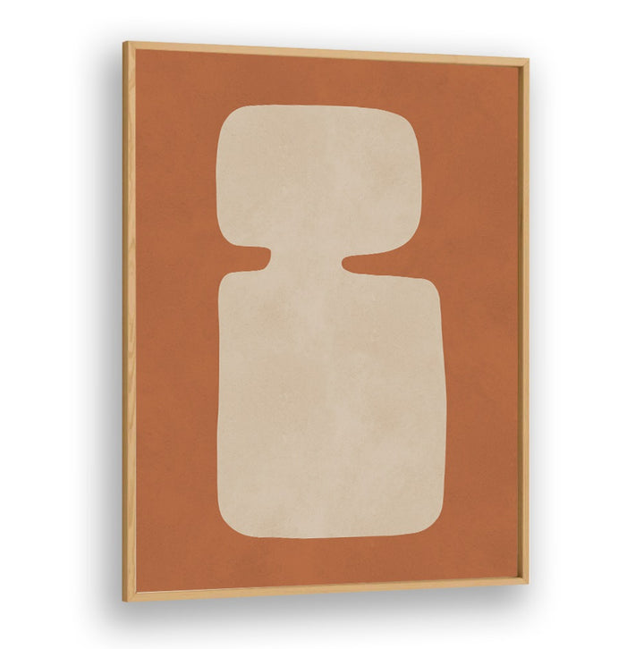 Modern TRIBAL SHAPES XVII, GEOMETRIC ART PRINTS feature earthy tones and minimalistic design for contemporary decor.