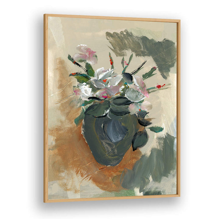 Stunning FIORI IN UN NO I, FLORAL FLOWER PAINTINGS, showcasing vibrant blooms in an elegant vase to enhance your decor.