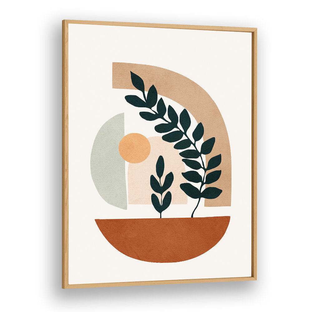 CURVED GROWTH , BOHO ART PAINTINGS