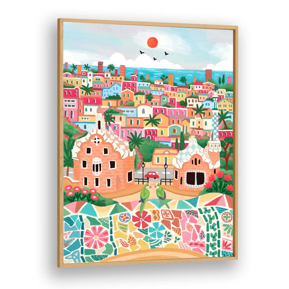 BARCELONA , TRAVEL POSTERS