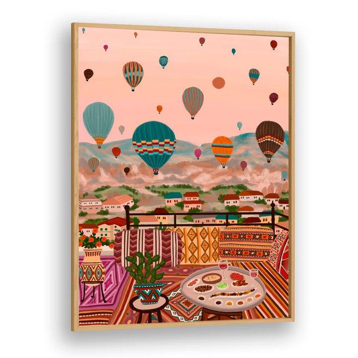 DREAMY BALLOON VISTA , TRAVEL POSTERS