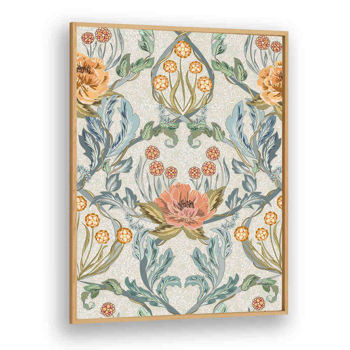 Add elegance to your space with ANTIQUE PATTERN IV, PATTERN ART PRINTS, showcasing exquisite floral designs.