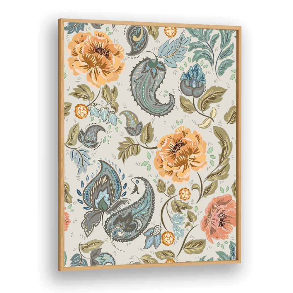 Stunning PAISLEY PATTERN II, PATTERN ART PRINTS features intricate motifs, perfect for adding elegance to any space.