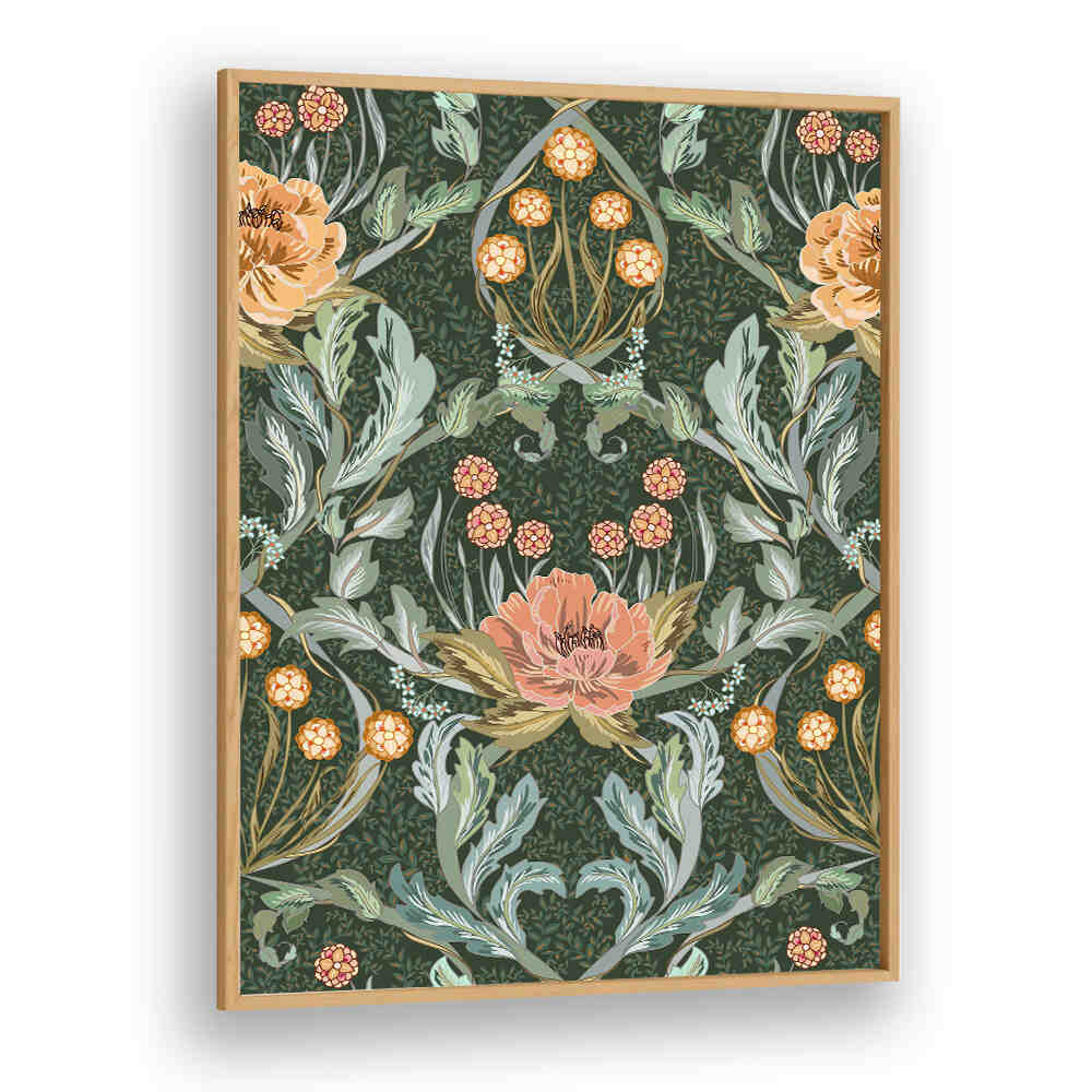 Elegant GOLDEN FOREST PATTERN, PATTERN ART PRINTS perfect for transforming your living space with nature's essence.