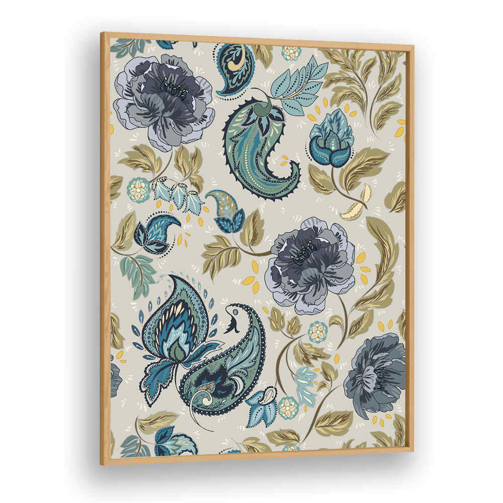 Transform your space with the HAZY BLUE PATTERN, PATTERN ART PRINTS, showcasing intricate designs in soothing blue hues.