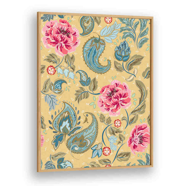 Vibrant PAISLEY I, PATTERN ART PRINTS featuring intricate floral designs, perfect for enhancing your decor.