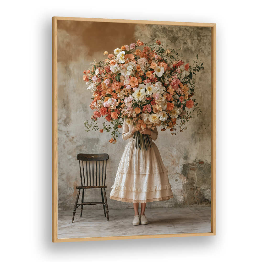 FLOWER HARVEST , FLORAL FLOWER PAINTINGS