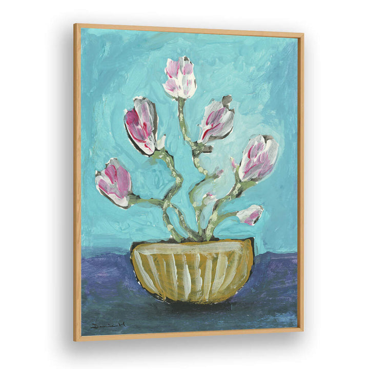 MAGNOLIA VASE , FLORAL FLOWER PAINTINGS