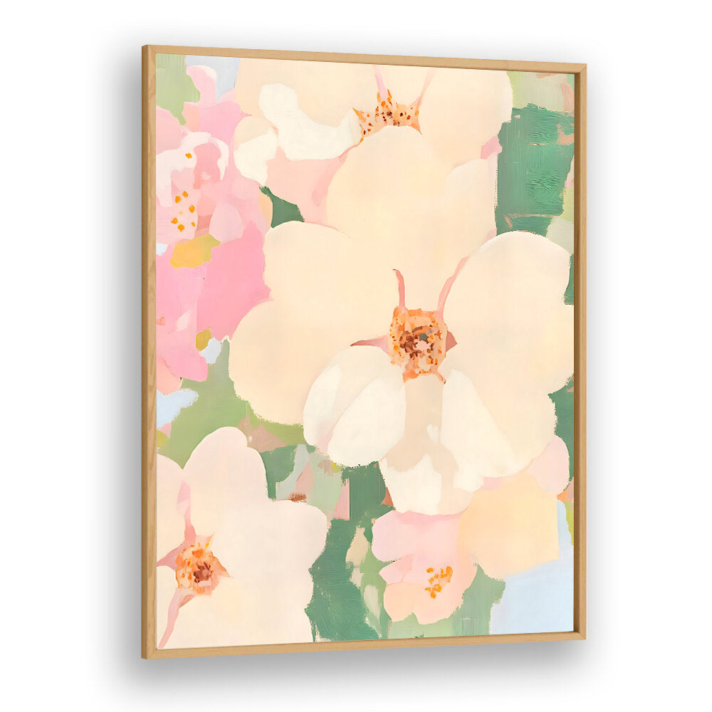 PETALS OF SERENITY , FLORAL FLOWER PAINTINGS