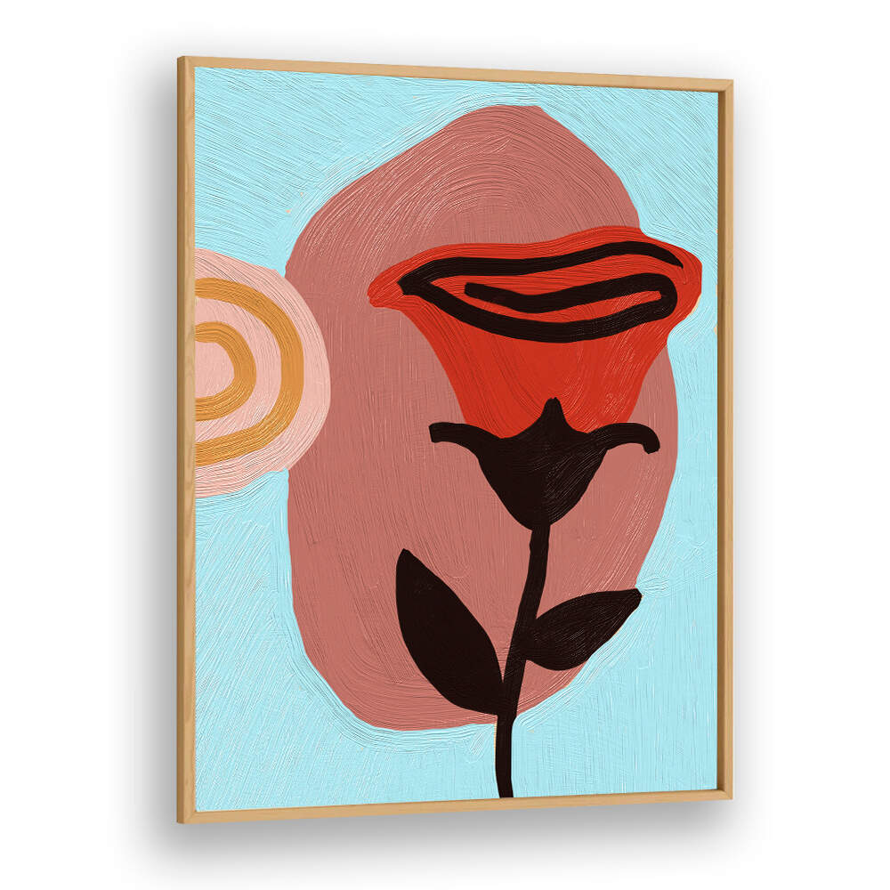 RED ROSE , FLORAL FLOWER PAINTINGS