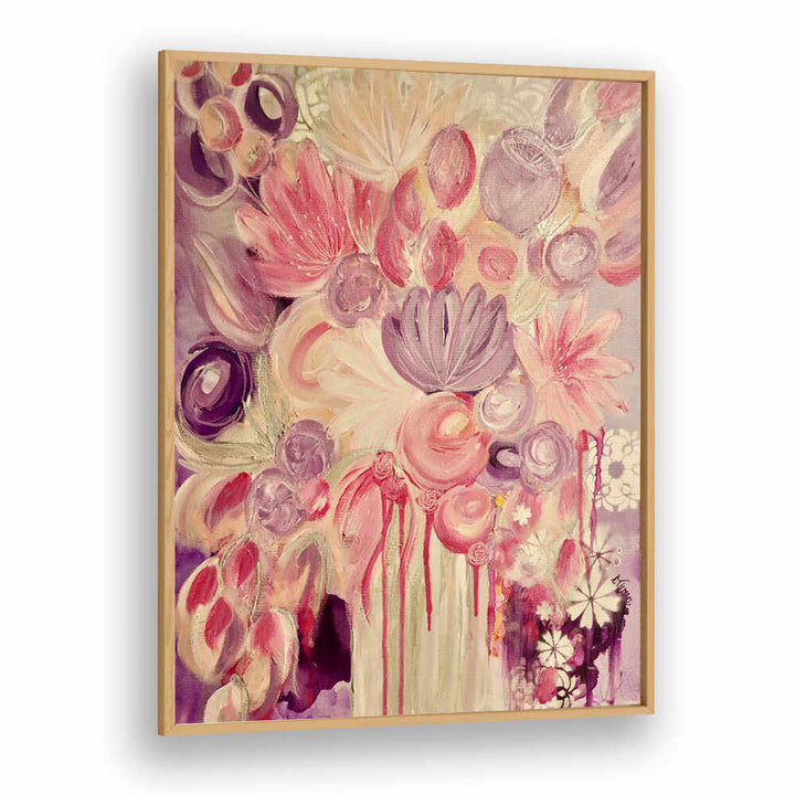 Brighten your decor with EVERLASTING LOVE, FLORAL FLOWER PAINTINGS featuring vibrant, abstract floral designs.