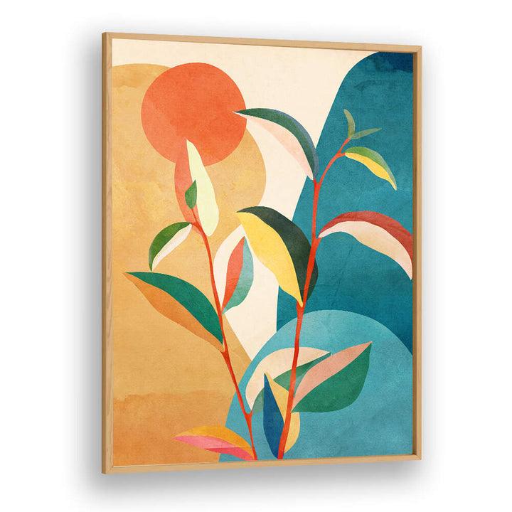 SUNLIT FLORA VISTA , BOHO ART PAINTINGS