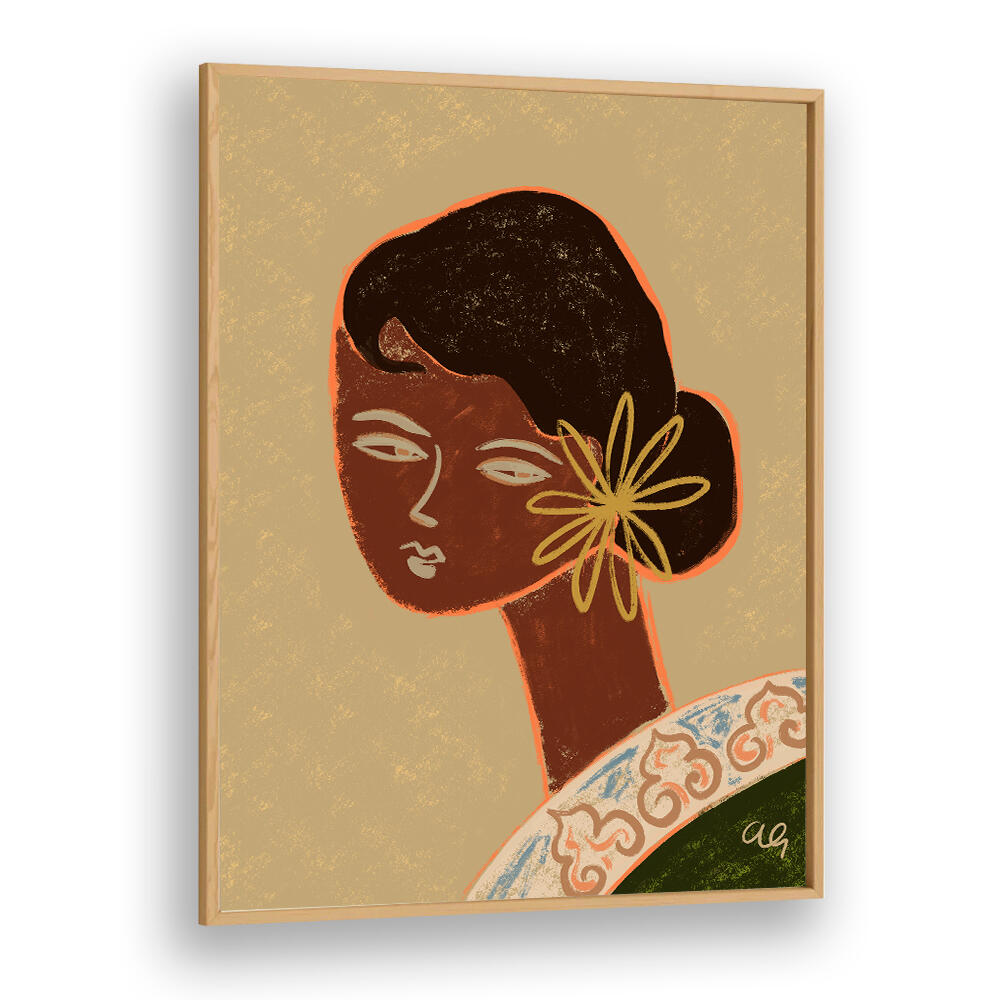 THE GREEN LADY, PORTRAITS & FIGURATIVE ILLUSTRATIONS