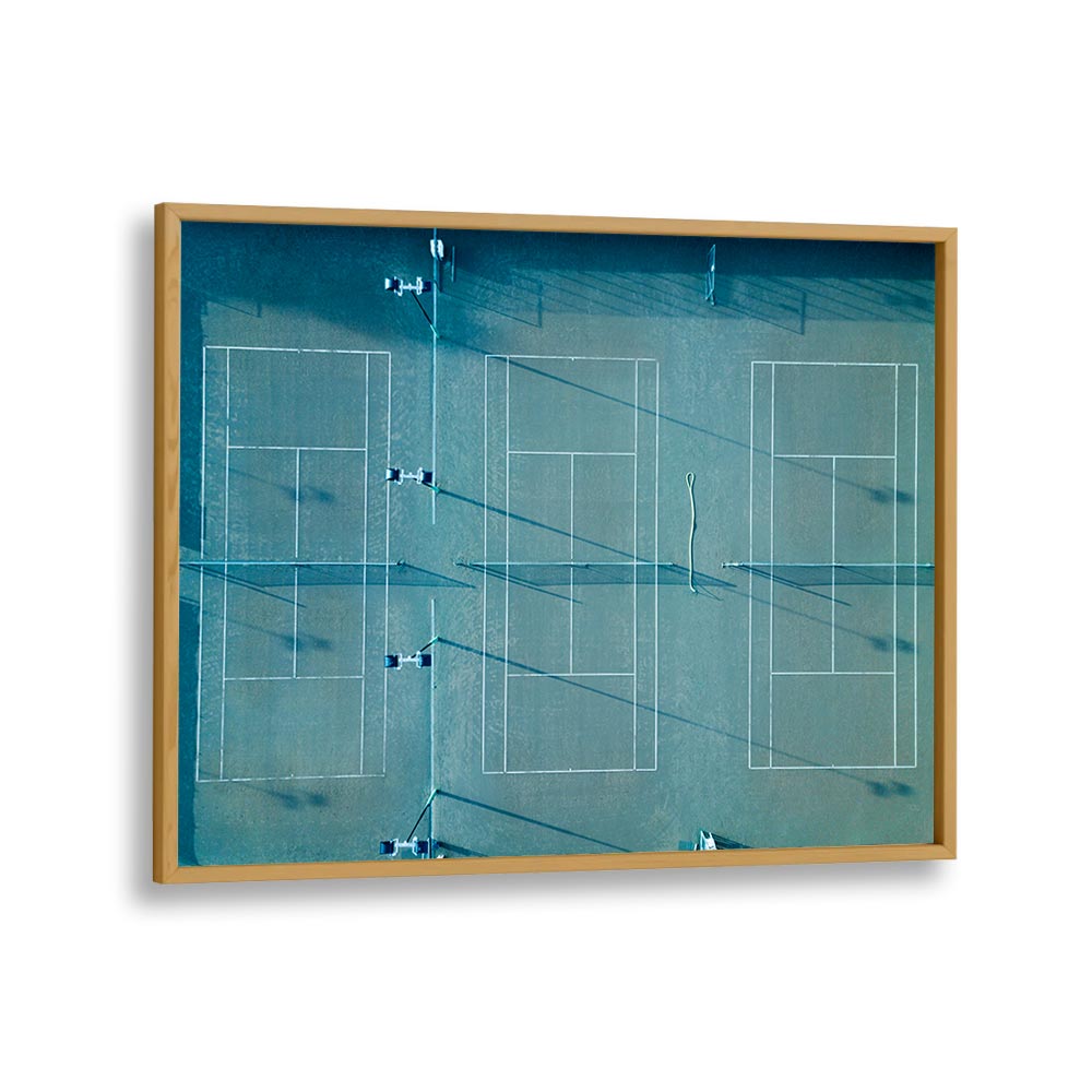 TENNIS COURT GEEN I , PHOTOGRAPHY PRINTS