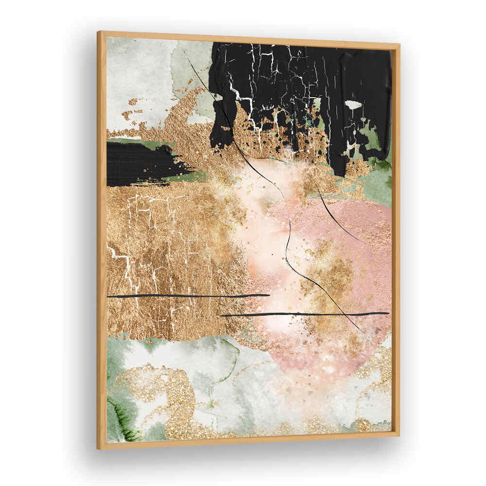 CHAOS IN BLOOM III , BOHO ART PAINTINGS