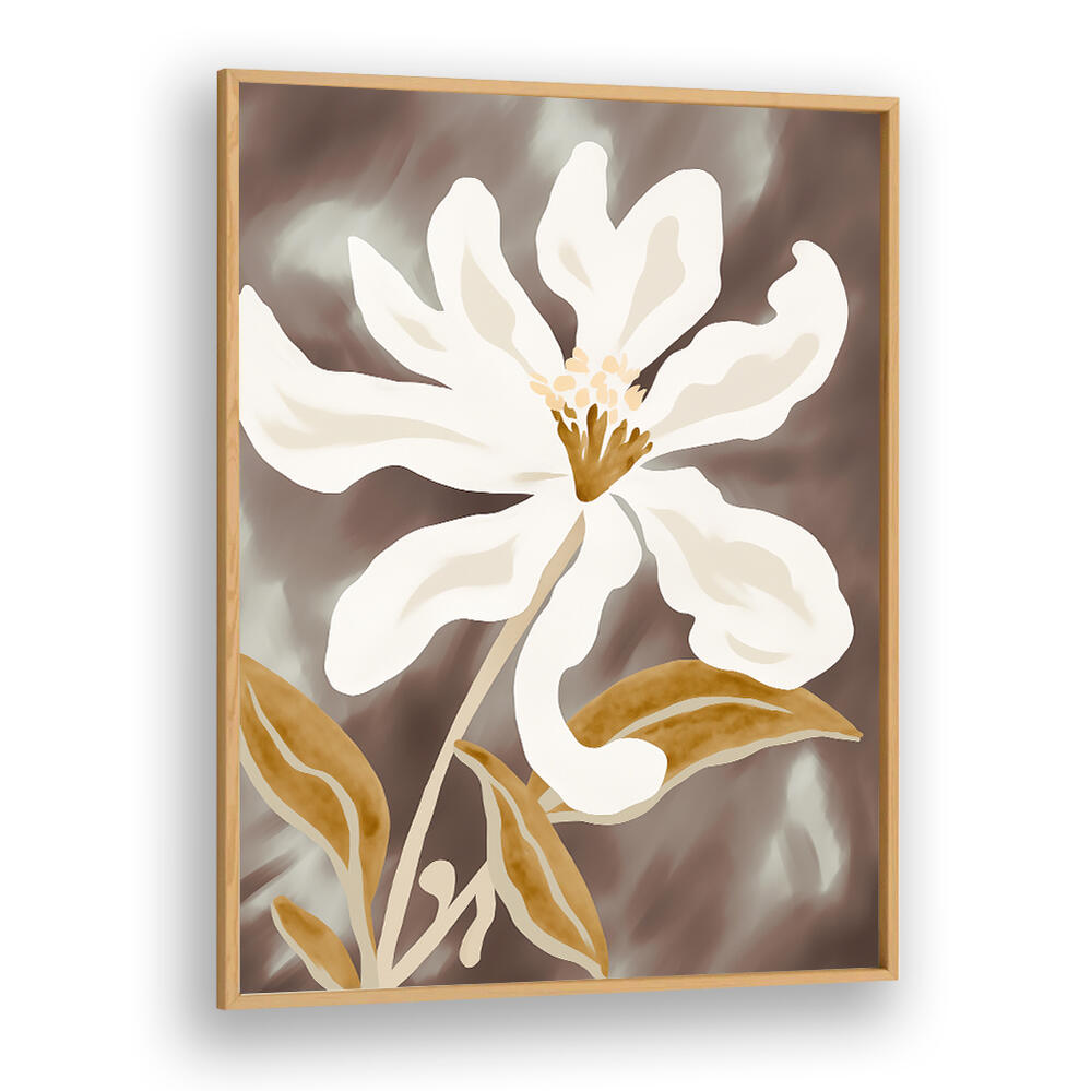 WHITE FLOWER PETALS , FLORAL FLOWER PAINTINGS