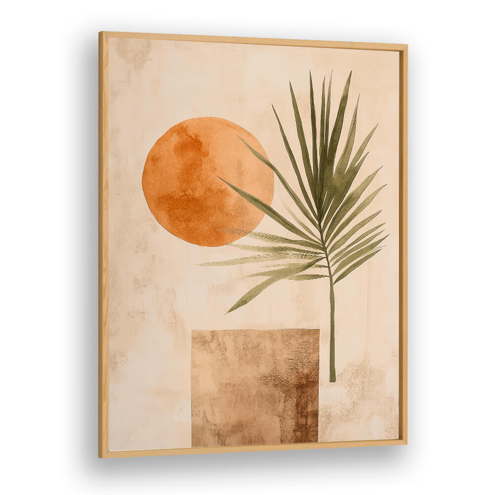 SUNSET PALM SILHOUETTE , BOHO ART PAINTINGS