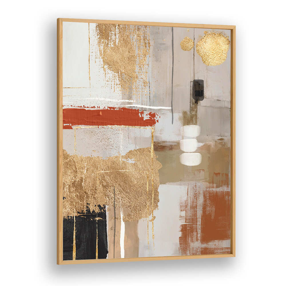 TERRACOTTA CHAOS II , BOHO ART PAINTINGS