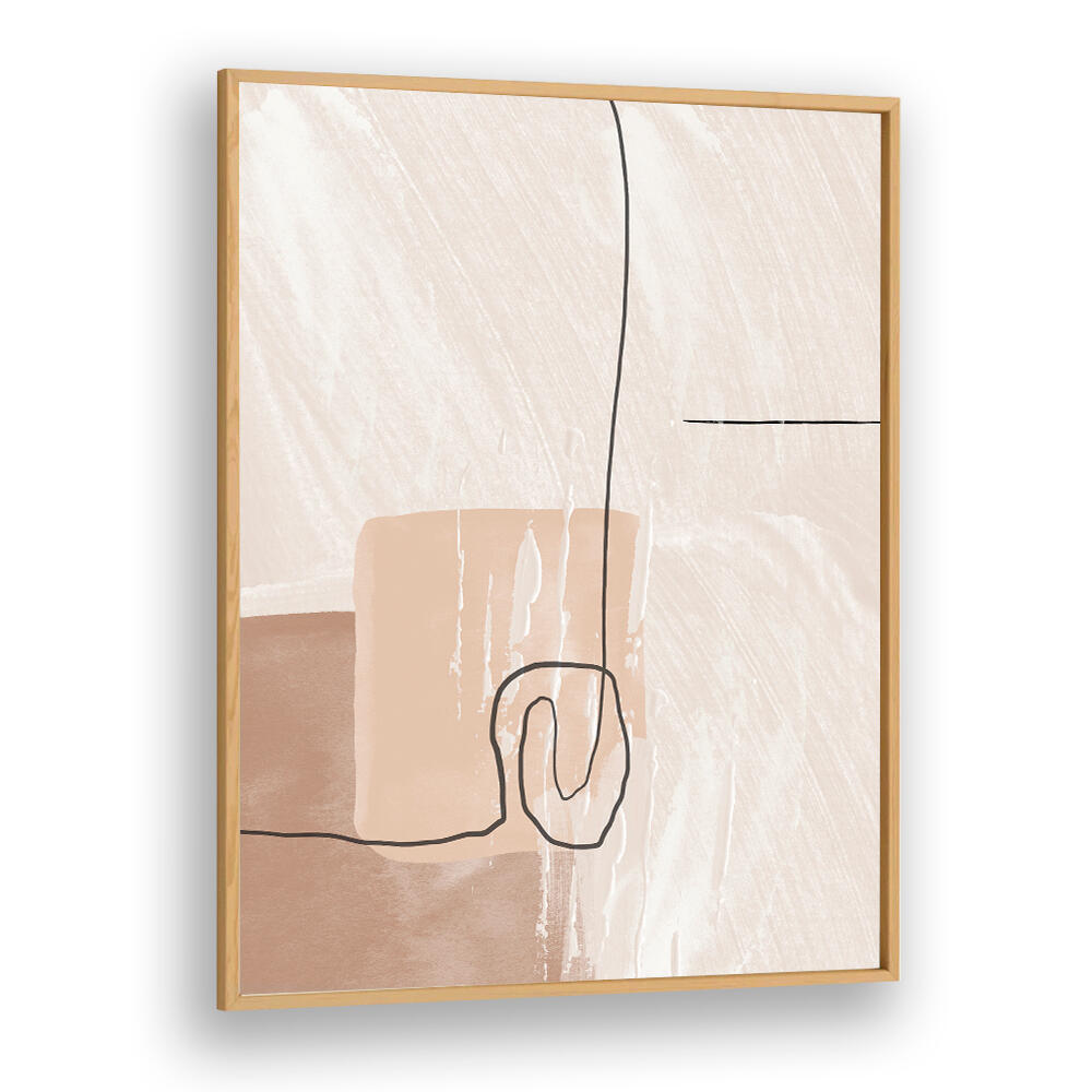 CREAMY I , BOHO ART PAINTINGS