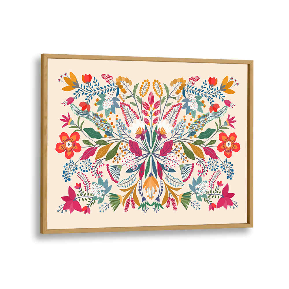 FRIDA'S GARDEN , FLORAL FLOWER PAINTINGS