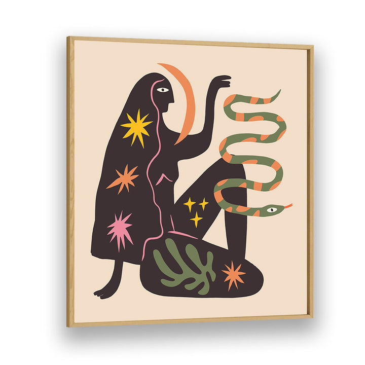 THE SPIRIT SERIES XXI , BOHO ART PAINTINGS