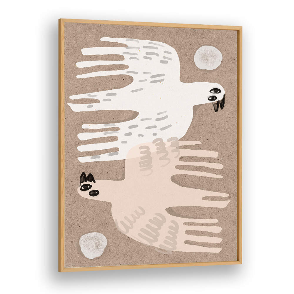 DUAL FLIGHT HARMONY , BOHO ART PAINTINGS