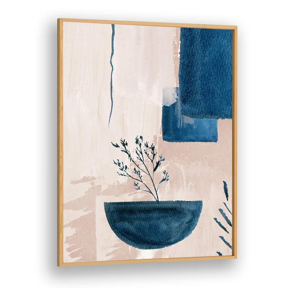 CALM BLUES III , BOHO ART PAINTINGS