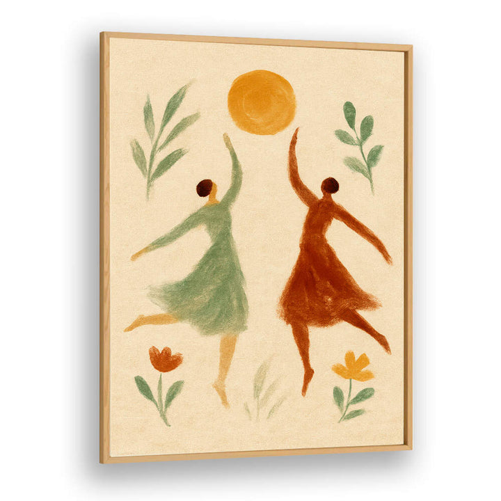 JOYOUS DANCE , BOHO ART PAINTINGS