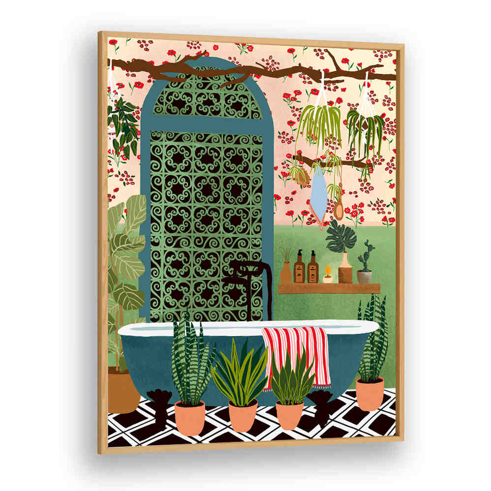 NIGHT BAT , BOHO ART PAINTINGS