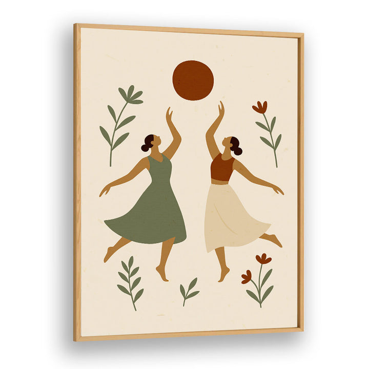 SUNLIT DANCE , BOHO ART PAINTINGS