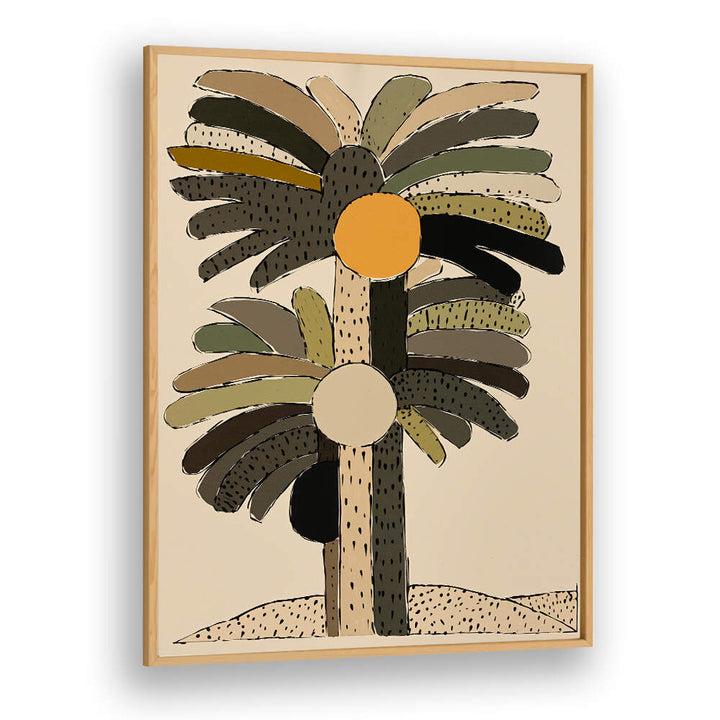 PALM SILHOUETTES , FLORAL FLOWER PAINTINGS