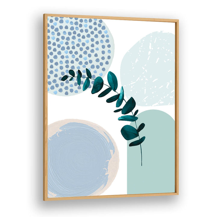 BLUE GREEN BOHO II , BOHO ART PAINTINGS