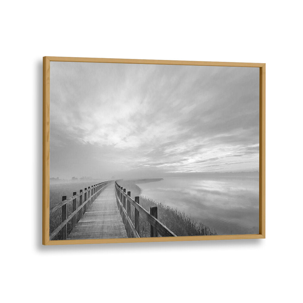 WOODEN FOOTBRIDGE , PHOTOGRAPHY PRINTS