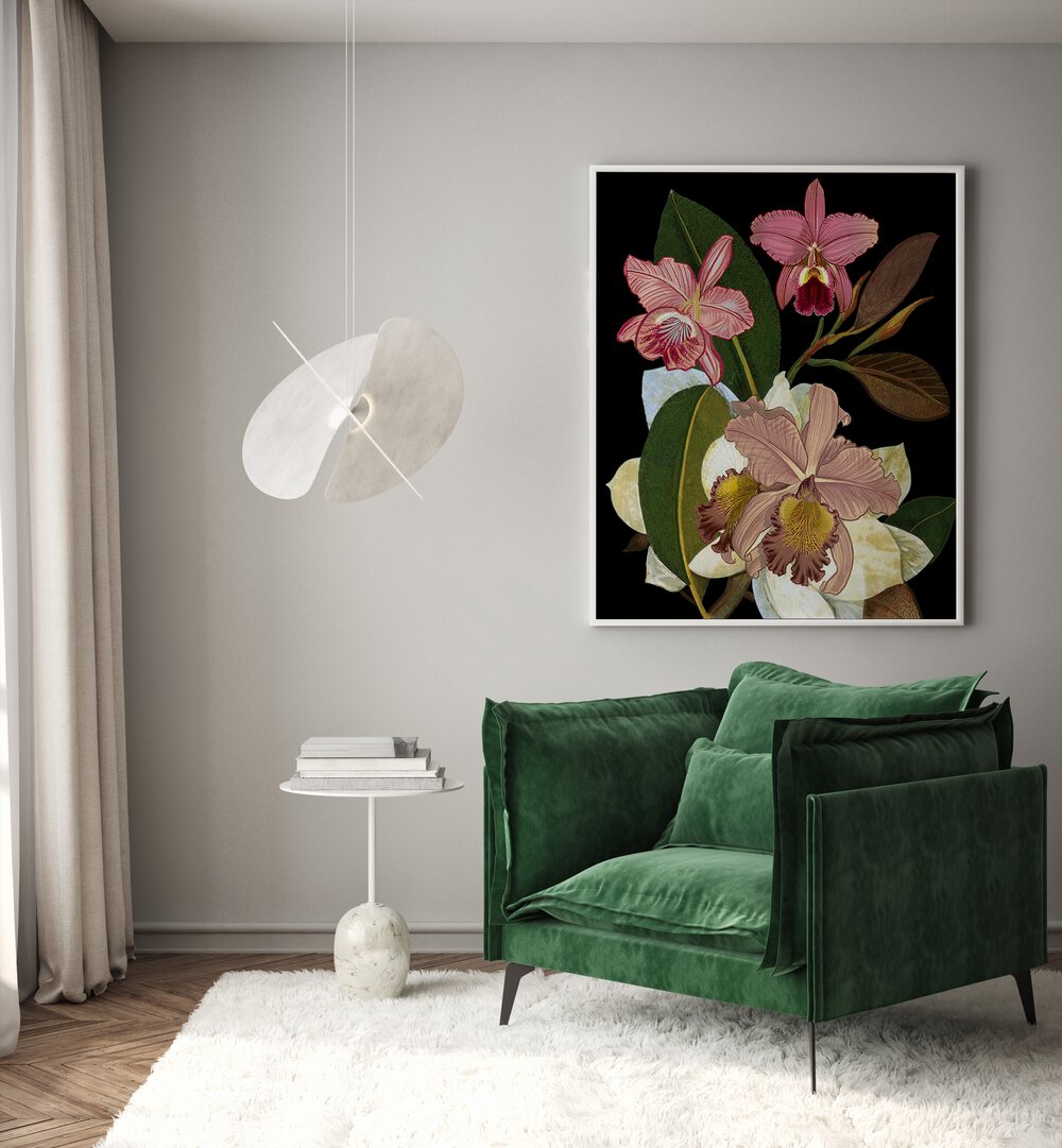 Stunning ORCHIDS II, FLORAL FLOWER PAINTINGS bring elegance and tranquility to your home decor. Perfect for any space.