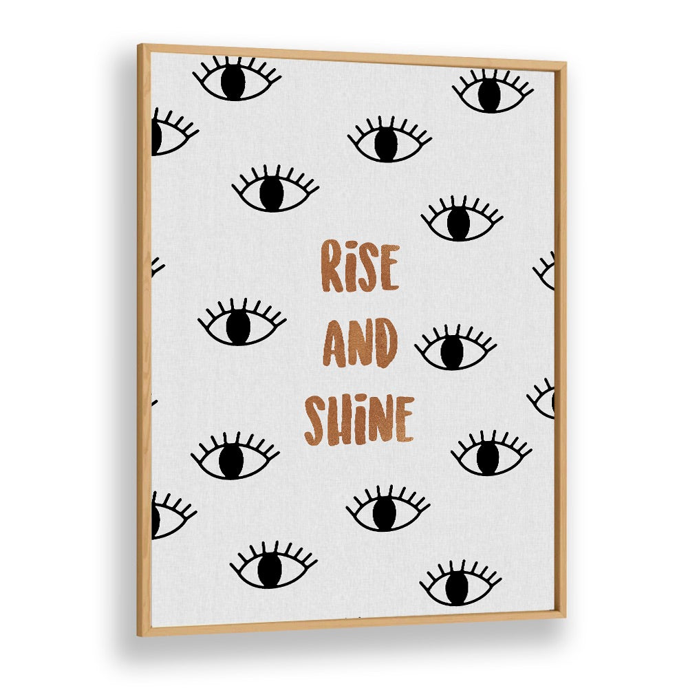 Bright and motivating RISE AND SHINE, QUOTES poster by Orara Studio, perfect for uplifting any room.